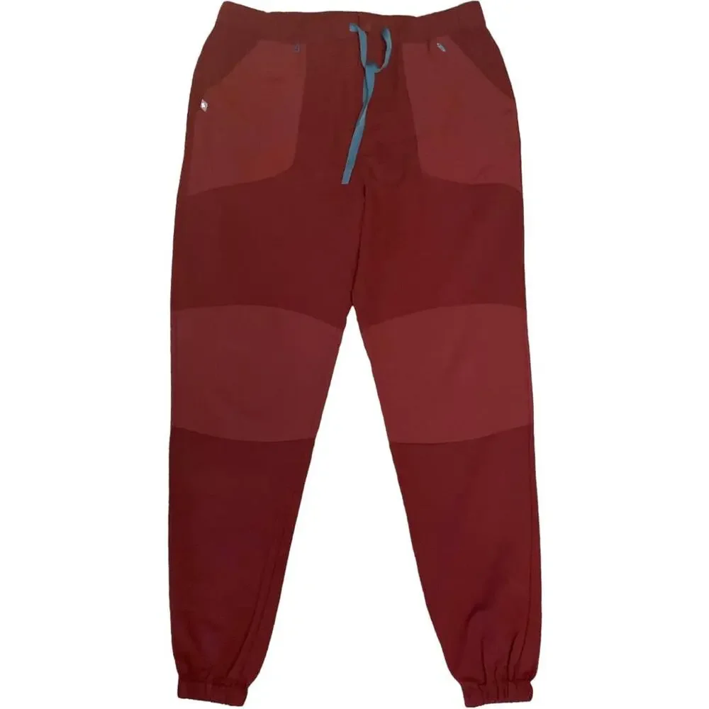 NWOT Figs Limited Edition Disney Cargo Scrub Pants In Burgundy RARE Men’s Medium